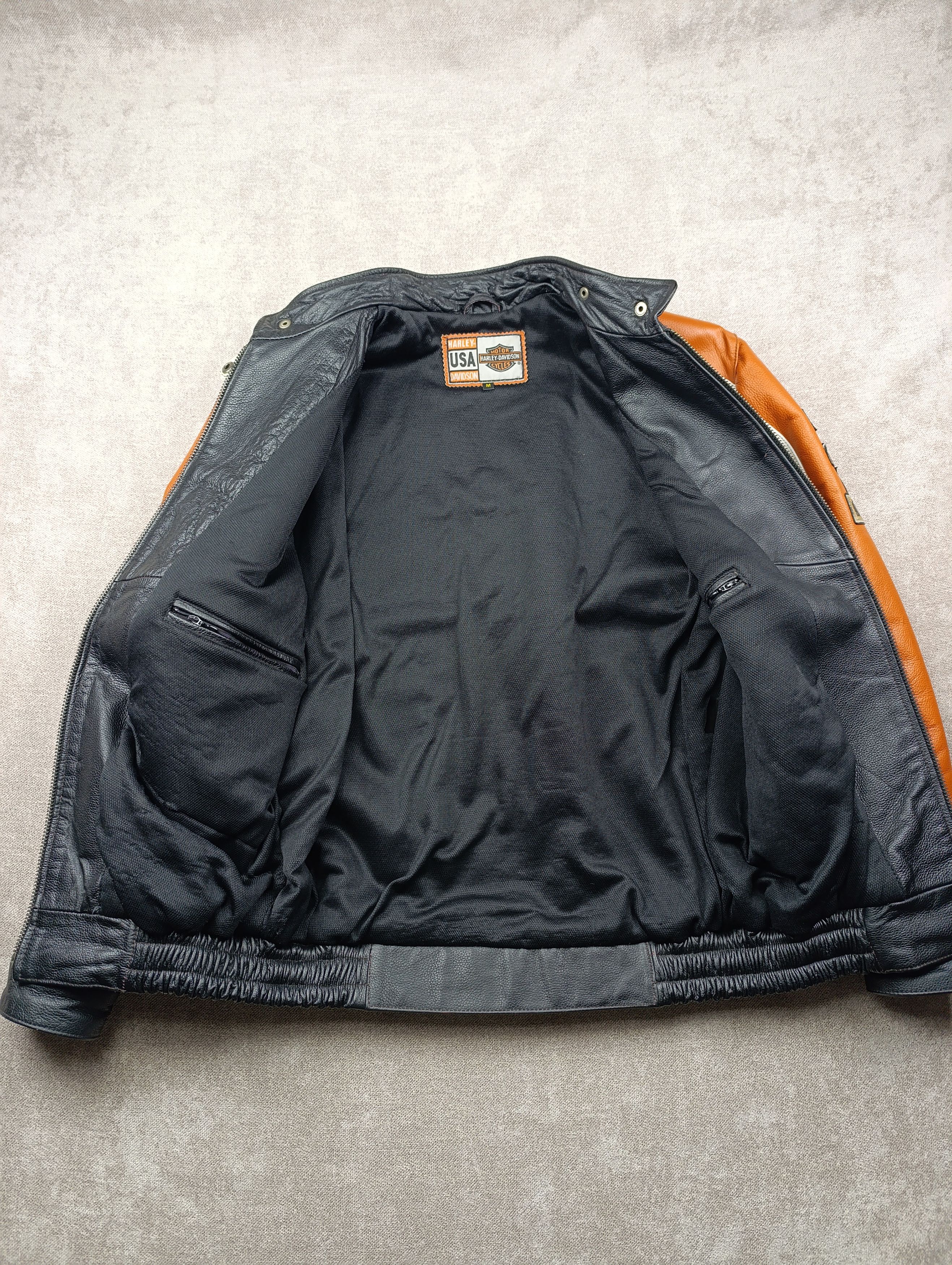 Harley Davidson Harley Davidson Mens Vintage Leather Biker Jacket Size US M / EU 48-50 / 2 - 16 Thumbnail