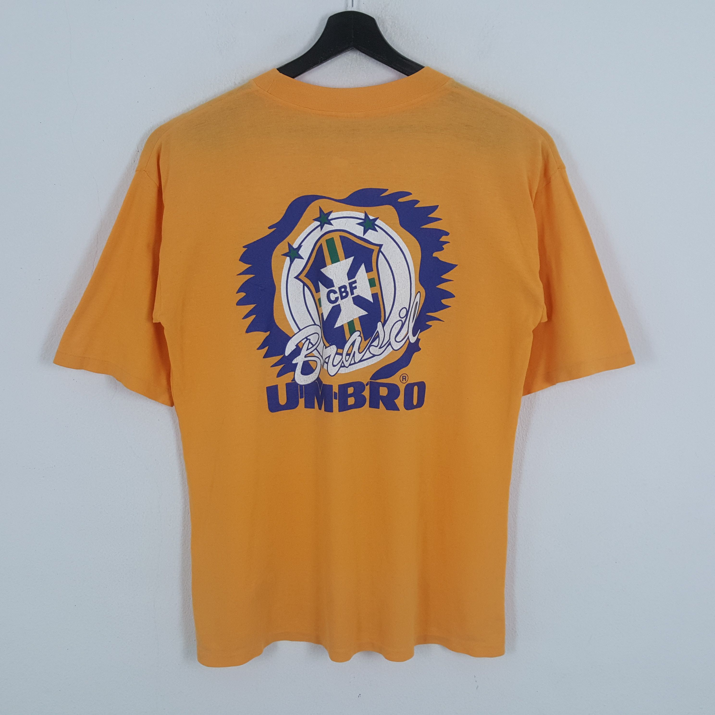 Umbro × Vintage Umbro Brasil Soccer Football Team Logo Design Tshirt Size US L / EU 52-54 / 3 - 3 Thumbnail
