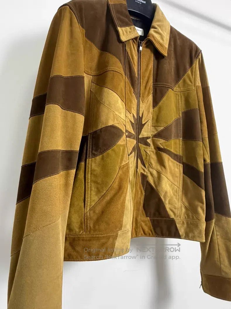 Saint Laurent Paris Saint Laurent Paris Cow Suede Patchwork Jacket Size US S / EU 44-46 / 1 - 3 Thumbnail