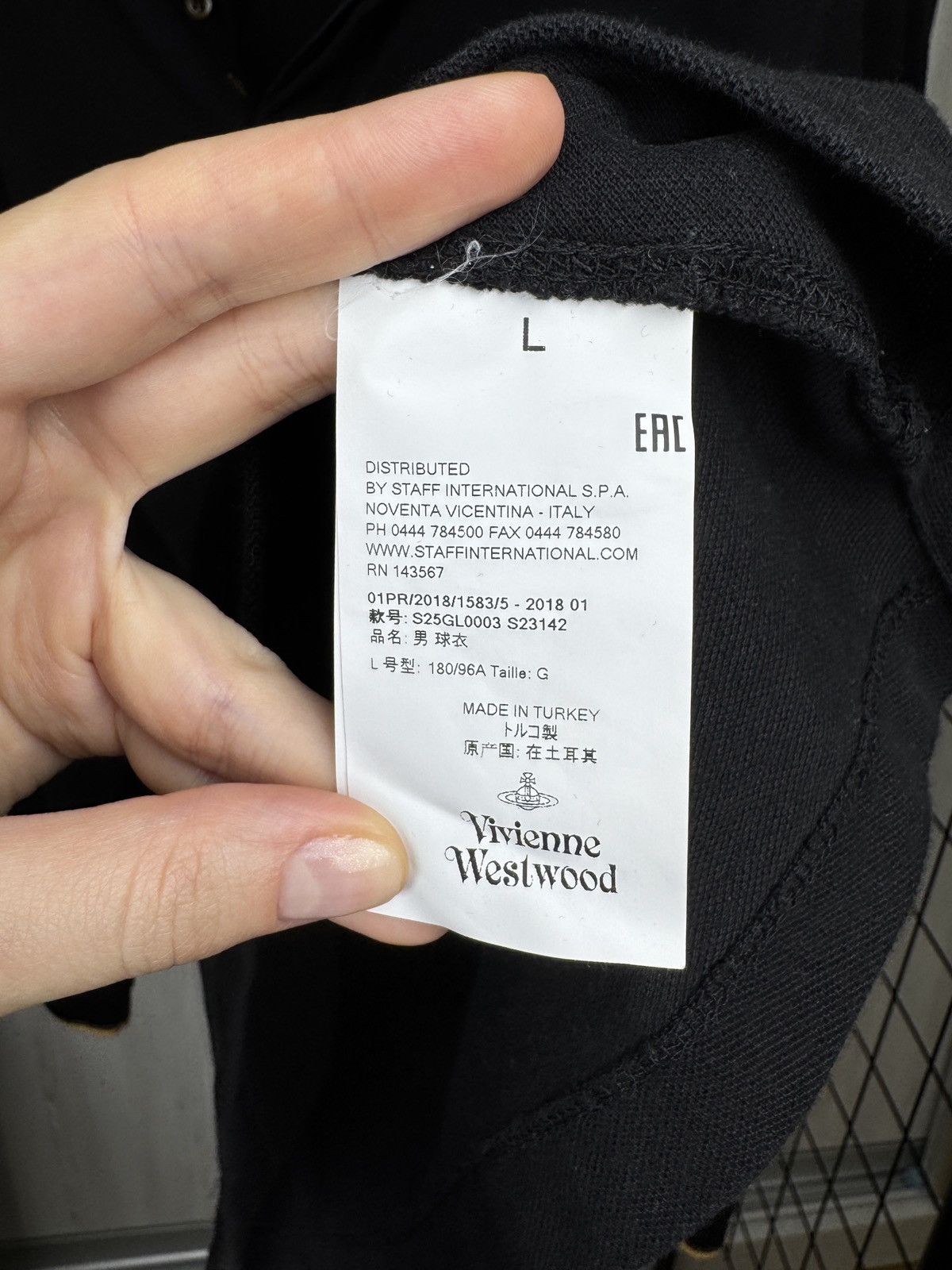 Vivienne Westwood Vivienne Westwood black striped rugby polo shirt Size US L / EU 52-54 / 3 - 10 Thumbnail
