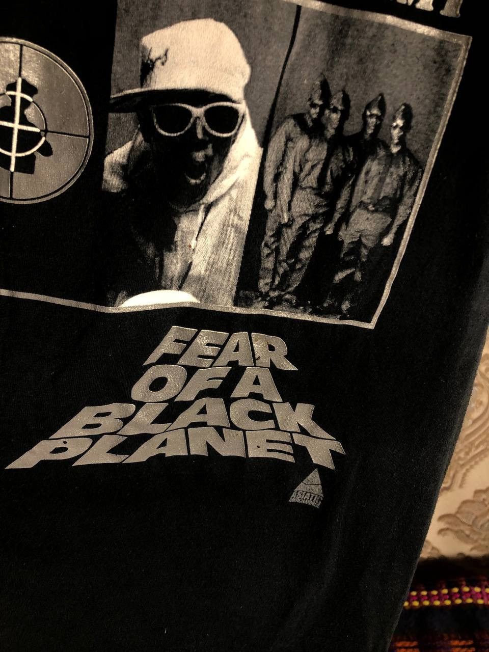 Public Enemy VINTAGE PUBLIC ENEMY BLACK PLANET RETRO T-SHIRT Y2K 90s USA Size US XL / EU 56 / 4 - 4 Thumbnail
