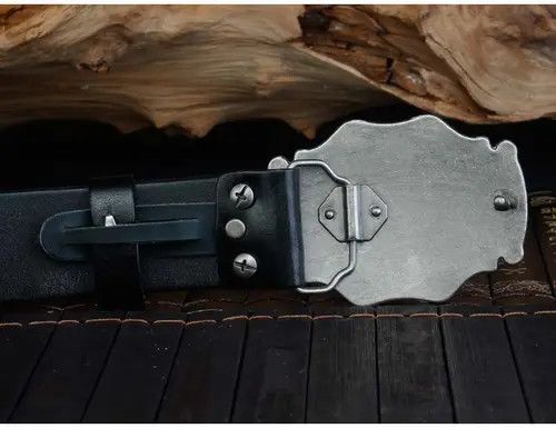 Japanese Brand × Vintage 2 belt,Retro Heavy Metal Rivets Punk Style (7 variant size) Size ONE SIZE - 4 Thumbnail