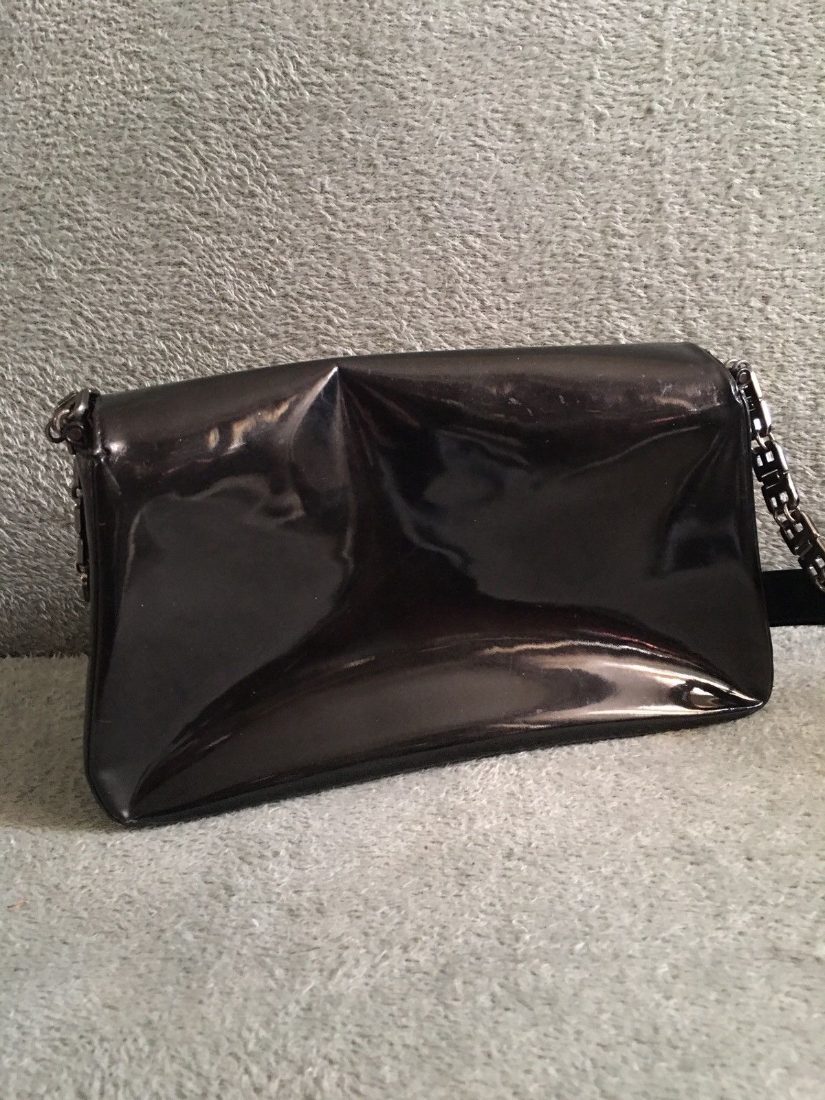 Bally BALLY Switzerland Black Patent Leather Shoulder Bag Size ONE SIZE - 4 Thumbnail