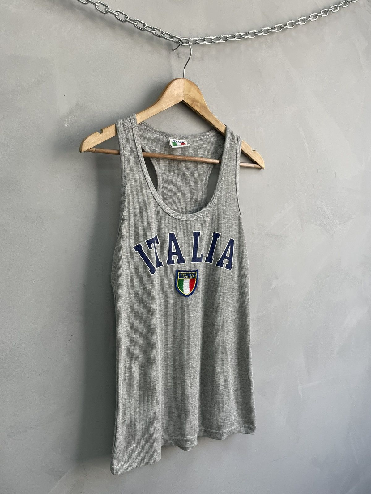 Vintage Rare vintage ITALIA soccer t shirt tank top y2k Size US L / EU 52-54 / 3 - 3 Thumbnail