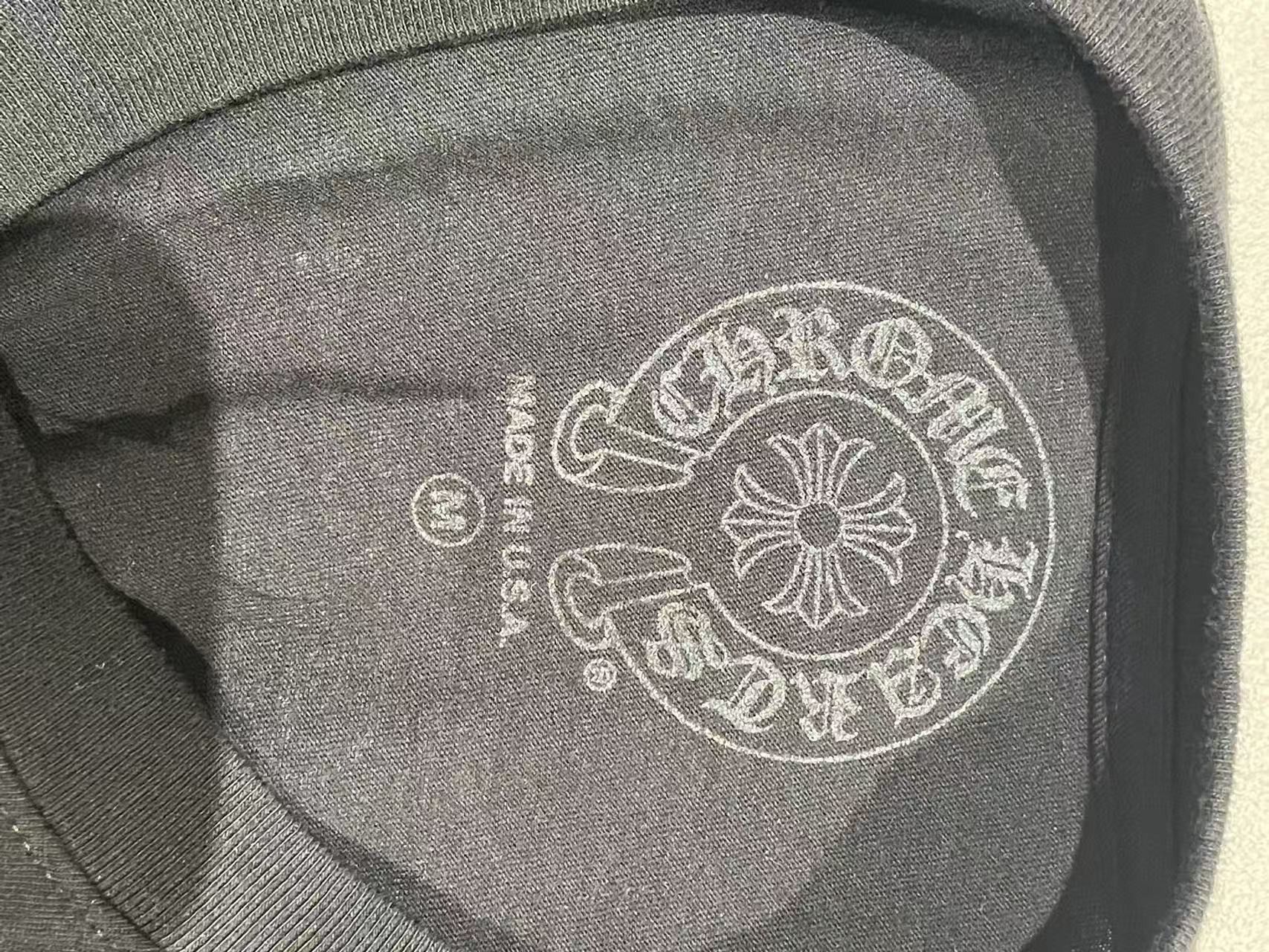 Chrome Hearts Chrome Hearts Scroll Label Black Short Sleeve T-Shirt Tee Size M / US 6-8 / IT 42-44 - 4 Thumbnail