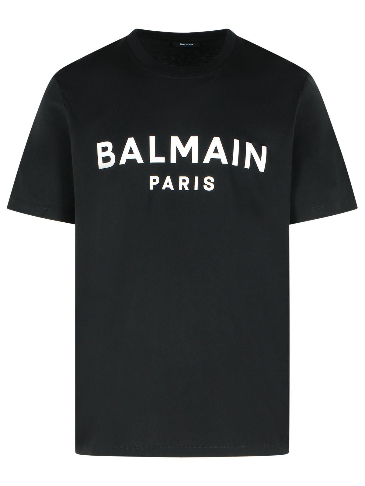 Balmain BALMAIN Black Cotton T-Shirt Size US S / EU 44-46 / 1 - 1 Thumbnail