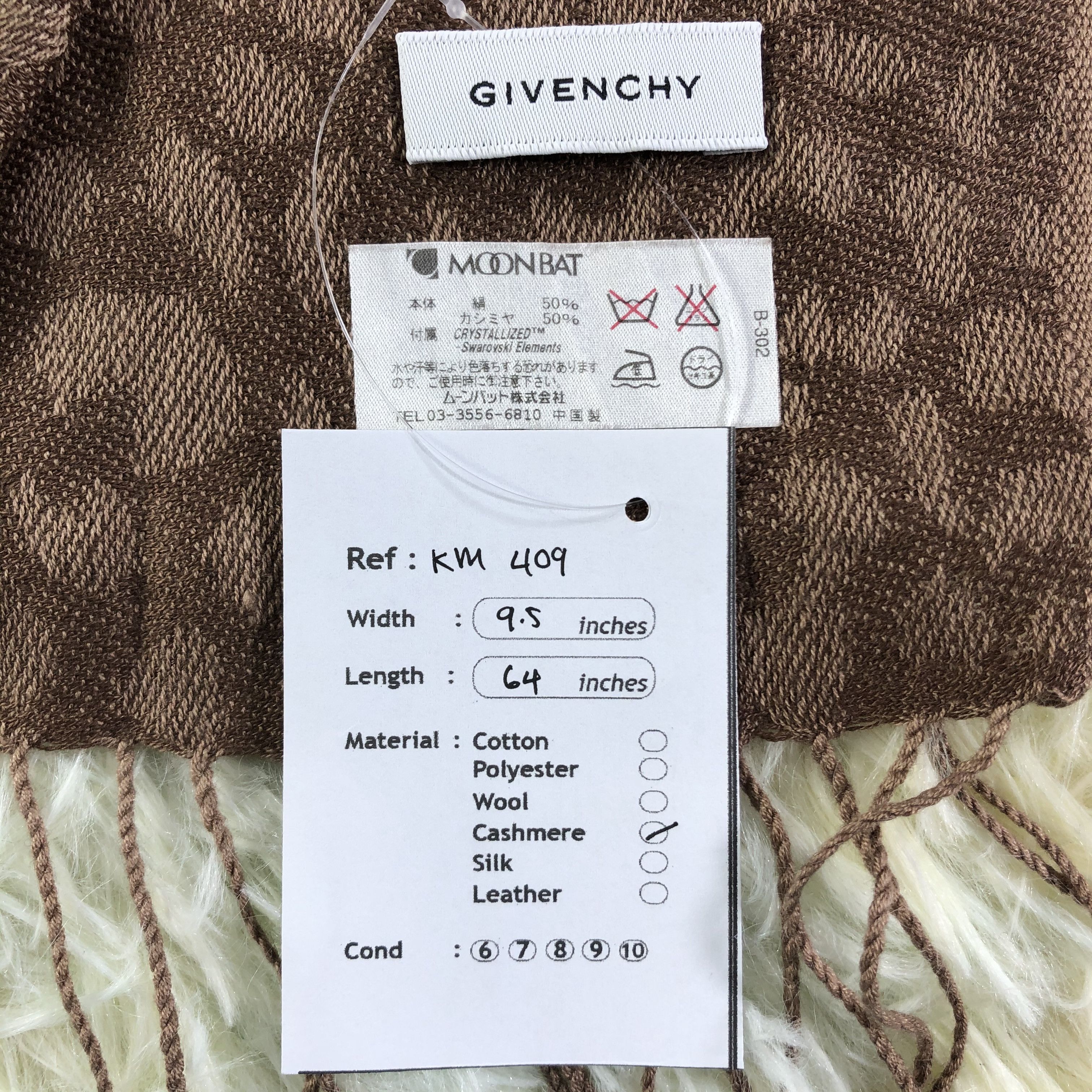 Vintage Givenchy Scarf / Muffler / Neckwear - KM409 Size ONE SIZE - 6 Thumbnail