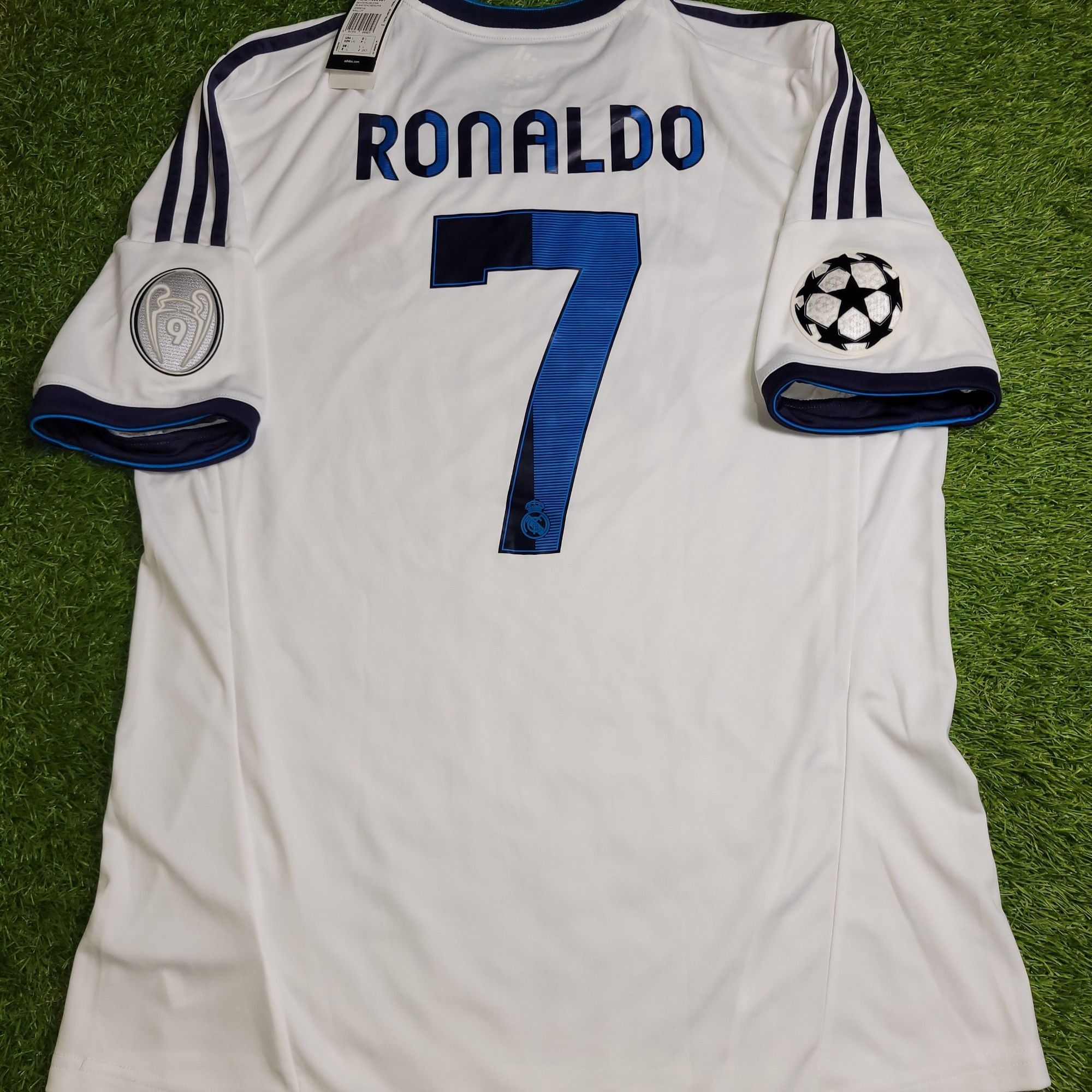 Cristiano Ronaldo Real Madrid 2012 2013 Soccer Jersey BNWT L