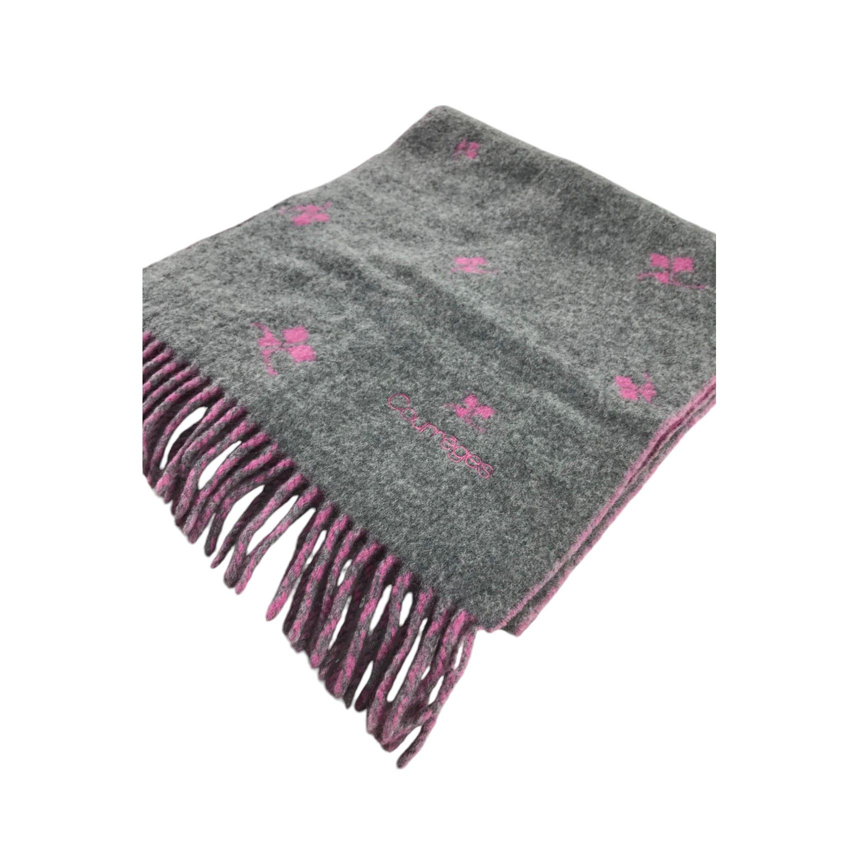 Courreges × Vintage Courreges Scarf / Muffler / Neckwear - WW3040 Size ONE SIZE - 3 Thumbnail