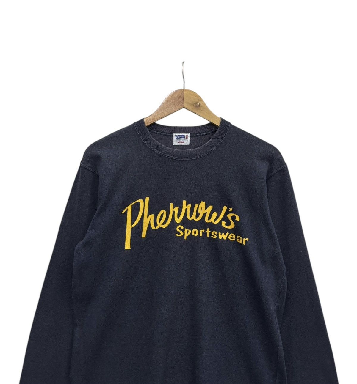 Pherrow's GRAIL🔥90s Pherrows Made In Japan Crewneck Long Sleeve Shirt Size US M / EU 48-50 / 2 - 4 Thumbnail
