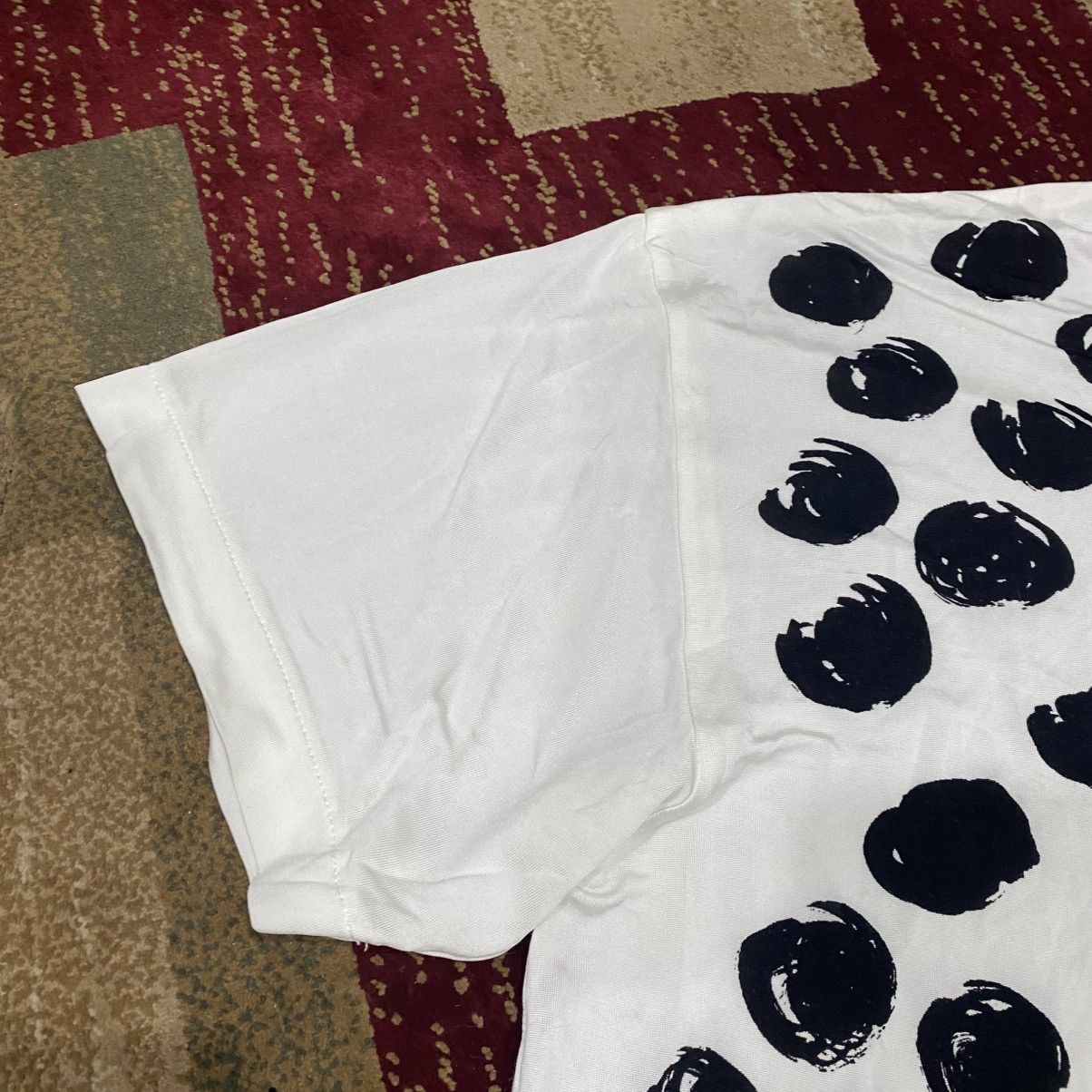 Comme des Garcons VINTAGE 1992 Comme Des Garçons Archive Polka Dot Tee Rayon Size US M / EU 48-50 / 2 - 3 Thumbnail