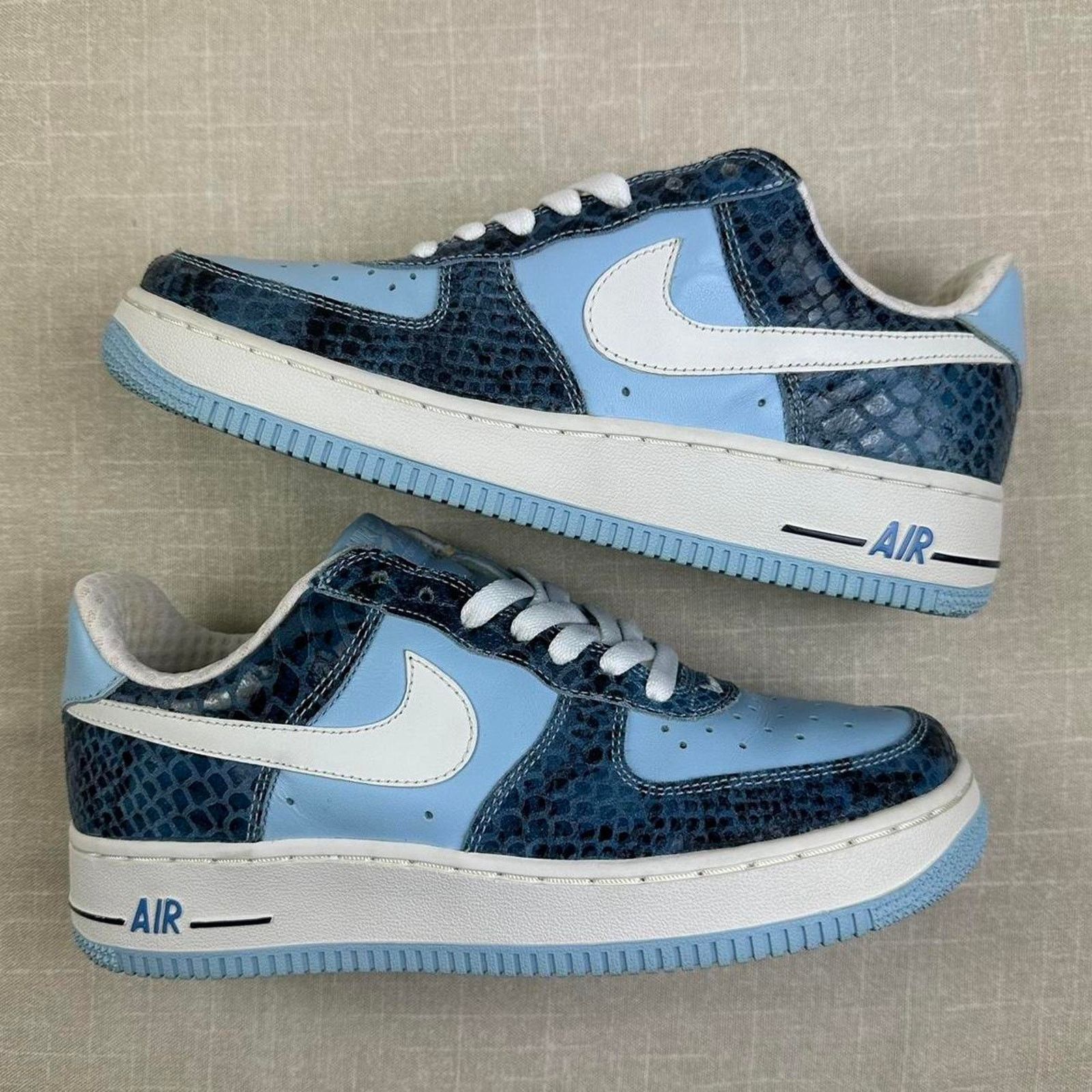Nike 2006 Nike Air Force 1 Low “Ice Blue” Size US 8 / IT 38 - 2 Thumbnail