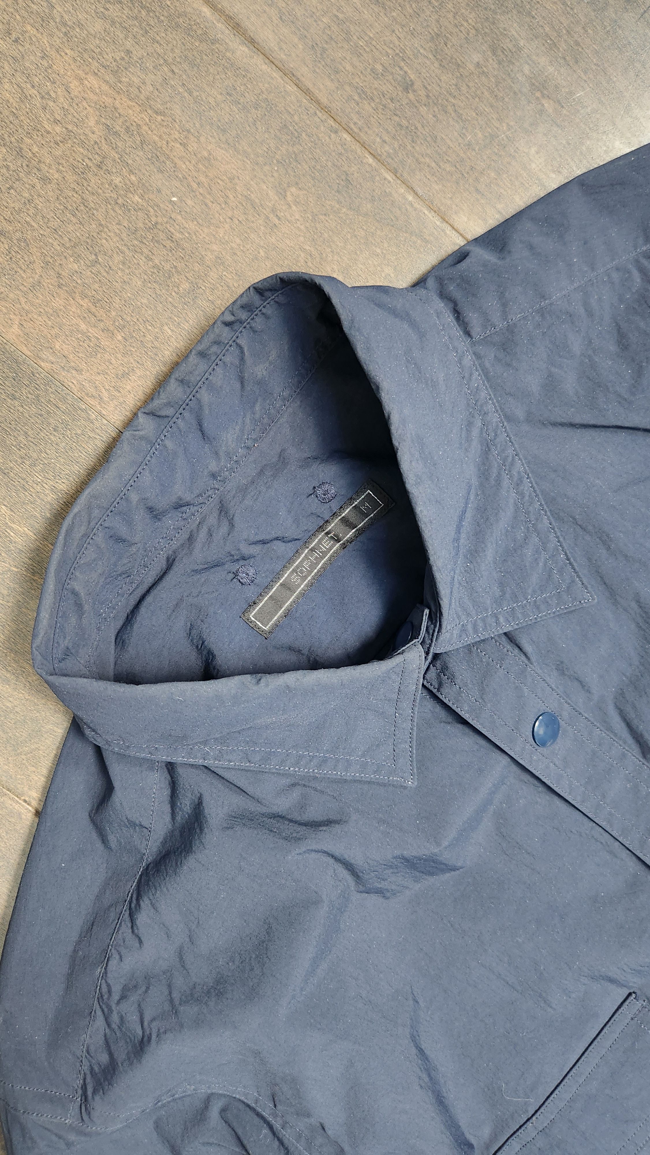 Sophnet. Multi Pocket Shirt Nylon Navy Medium Japan Size US M / EU 48-50 / 2 - 2 Thumbnail