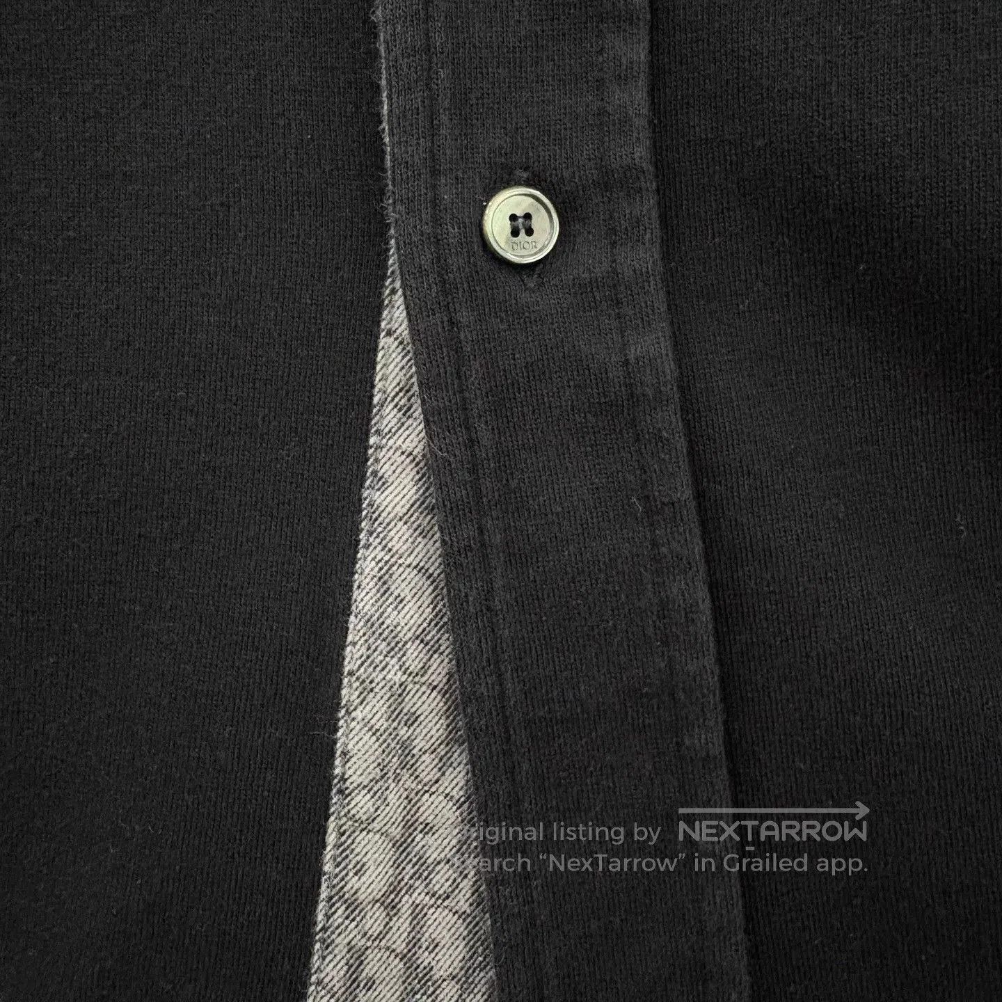 Dior Black Long-Sleeve Button-Up Shirt with Chest Pockets. Size US S / EU 44-46 / 1 - 7 Thumbnail
