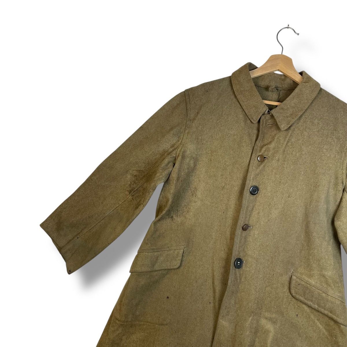 Vintage VINTAGE 40s WW2 IMPERIAL JAPANESE ARMY WOOL COAT Size US L / EU 52-54 / 3 - 9 Thumbnail