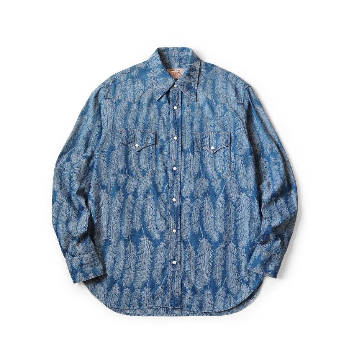Kapital Magpie Denim Husky Western feather Shirt size4