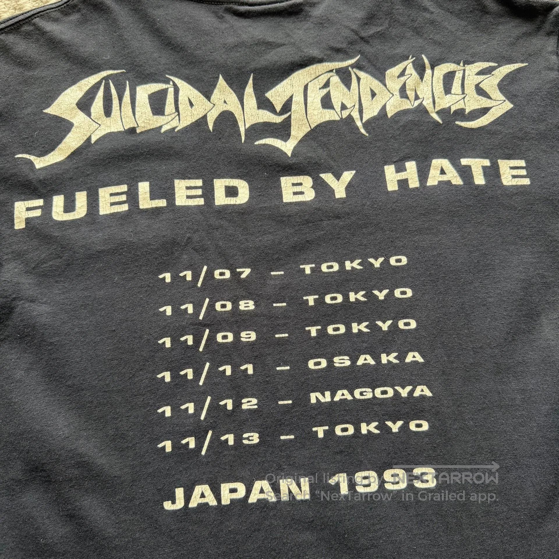 Vintage Vintage 1993 Suicidal Tendencies Band Tee. Size US M / EU 48-50 / 2 - 5 Thumbnail