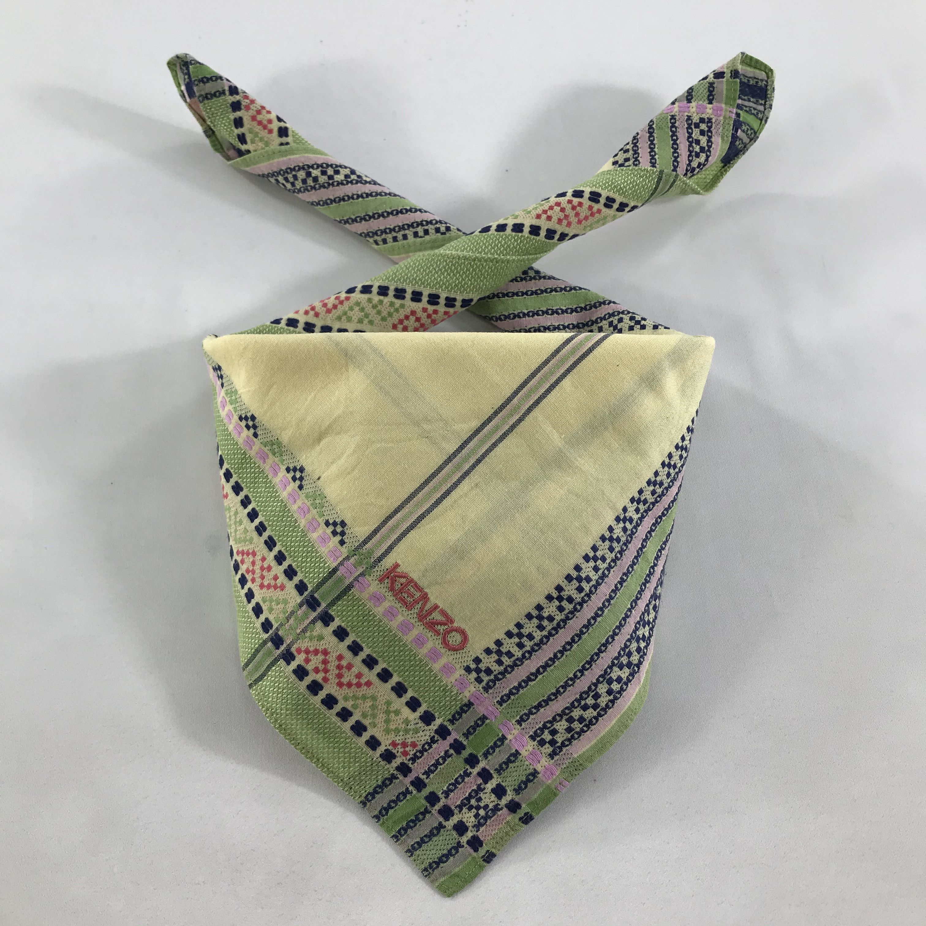 Kenzo × Vintage Kenzo Bandana / Handkerchief / Neckerchief - S1621 Size ONE SIZE - 3 Thumbnail