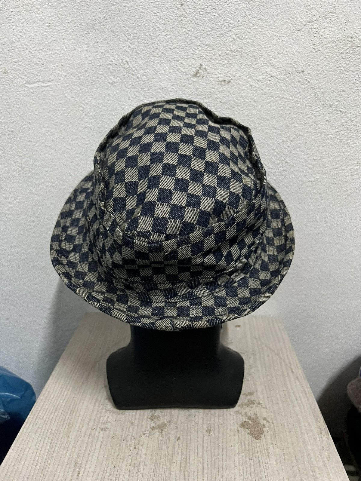 Vintage Vintage Plaid tartan Bucket Hat Size ONE SIZE - 5 Thumbnail