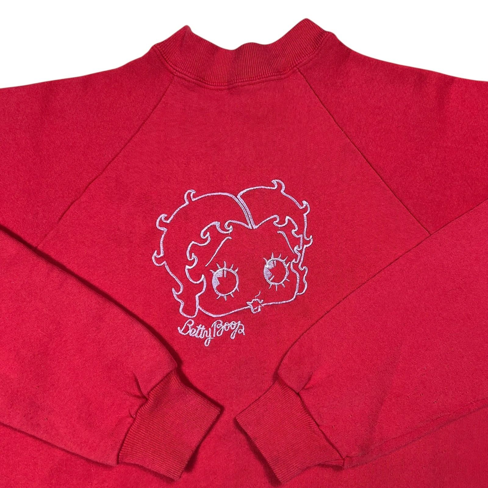 Hanes × Vintage Vintage 90s Hanes Betty Boop embroidered crewneck (L) Size US L / EU 52-54 / 3 - 5 Thumbnail