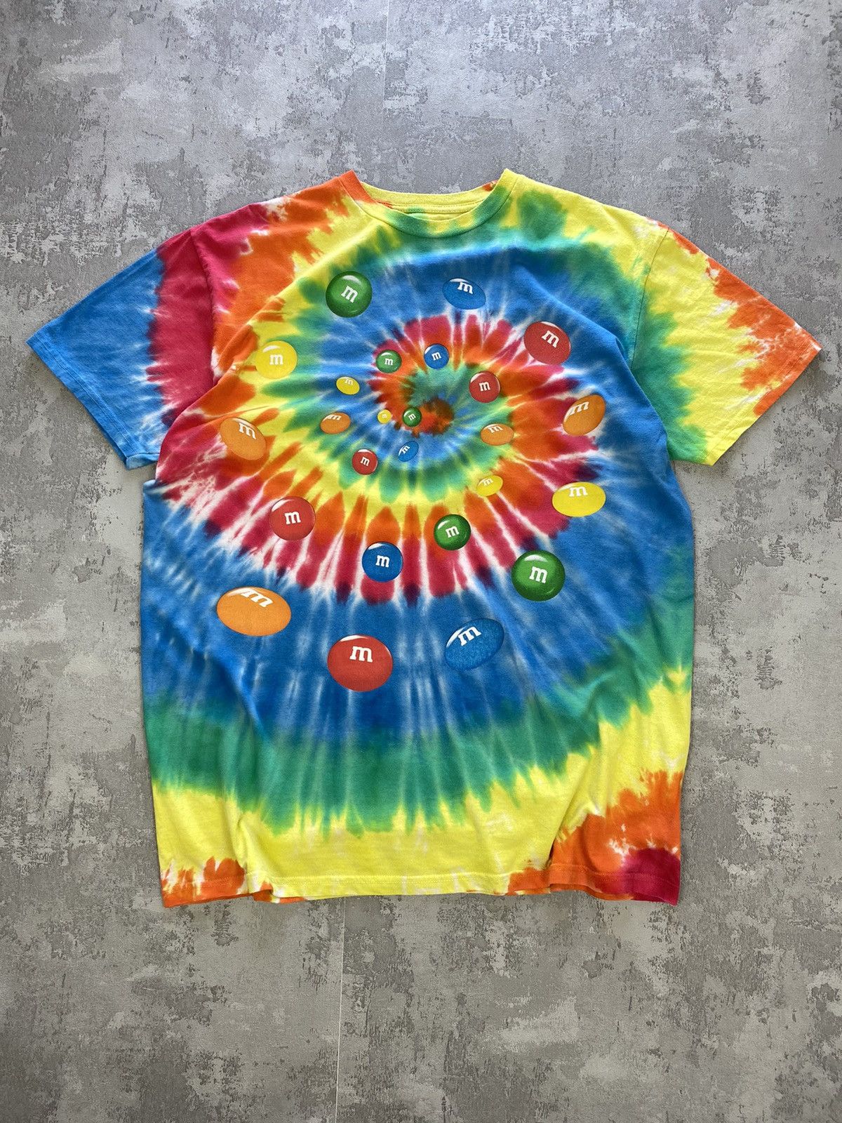 Other M&Ms Tie Dye Colorful Tee Short Sleeve Candy Promo Size US L / EU 52-54 / 3 - 1 Thumbnail