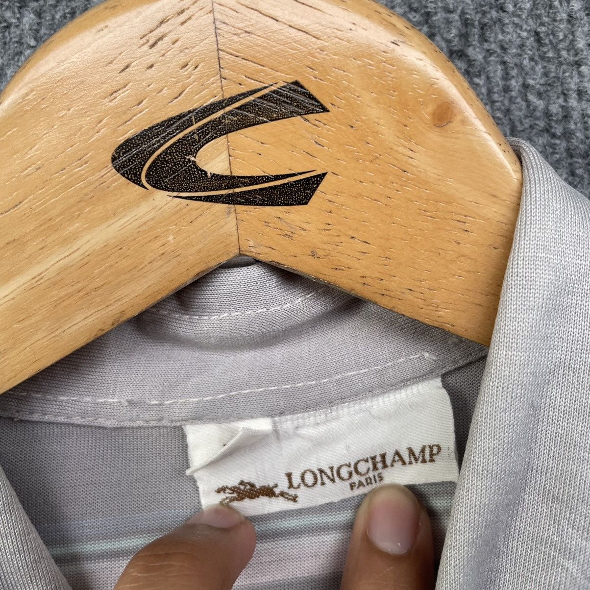 Designer × Longchamp Longchamp Paris Stripes Polo Shirt Made in Italy Size US M / EU 48-50 / 2 - 3 Thumbnail