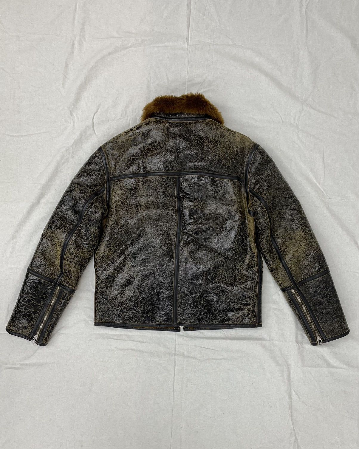 Our Legacy Our Legacy Shearling Jacket Spider Web Fall 2016 Size US M / EU 48-50 / 2 - 5 Thumbnail