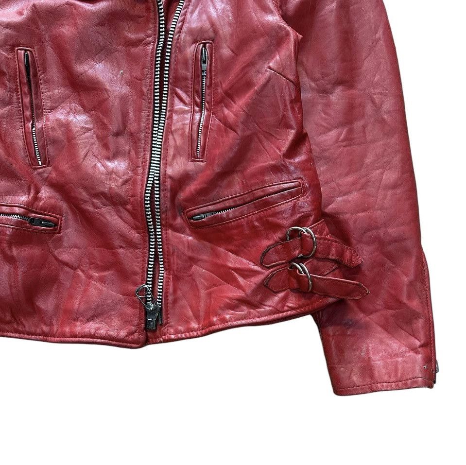 Branded Leather Vtg Branded Garments Double Collar Leather Jacket Size US S / EU 44-46 / 1 - 6 Thumbnail