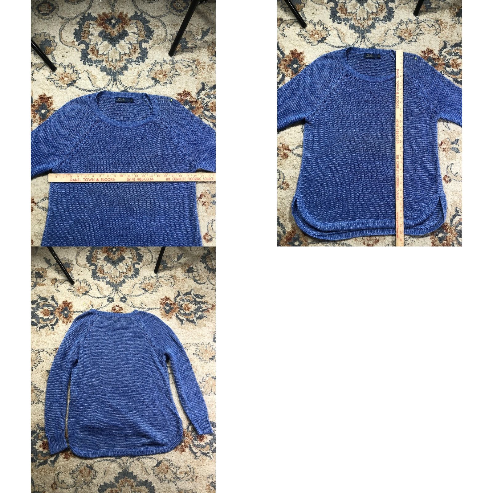 Polo Ralph Lauren Polo Ralph Lauren Sweater Womens Small Blue Tunic Long Sleeve Crewneck Pullover Size S / US 4 / IT 40 - 8 Thumbnail