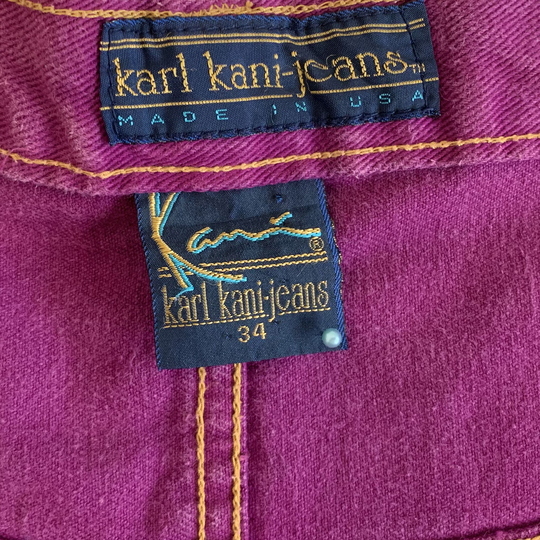 Karl Kani RARE Vintage 90s KARL KANI Jeans Shorts 2pac Tupac Rap sz 34 Size US 34 / EU 50 - 6 Thumbnail