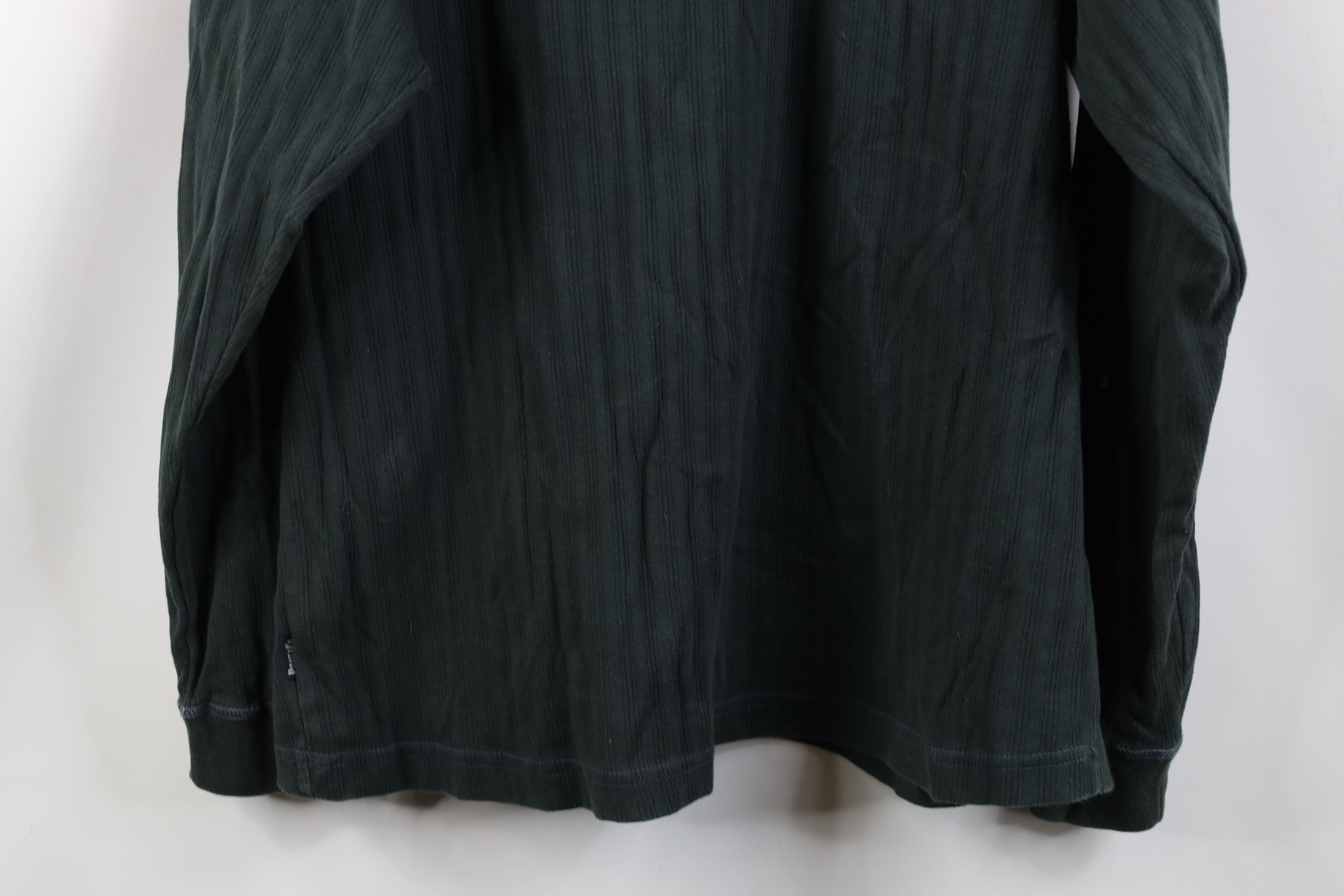 Vintage Vintage 90s Streetwear Knit Long Sleeve Henley T-Shirt Size US L / EU 52-54 / 3 - 15 Thumbnail
