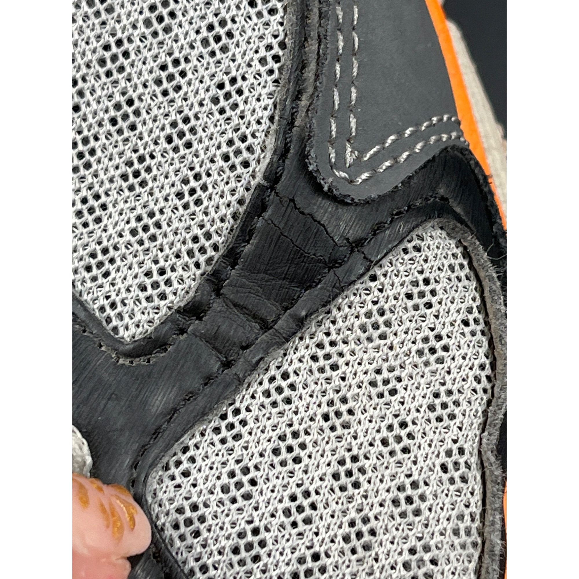 SKECHERS Skechers SKU 7841 Mens lightweight Gray Orange Running Shoes Size US 10 / EU 43 - 10 Thumbnail