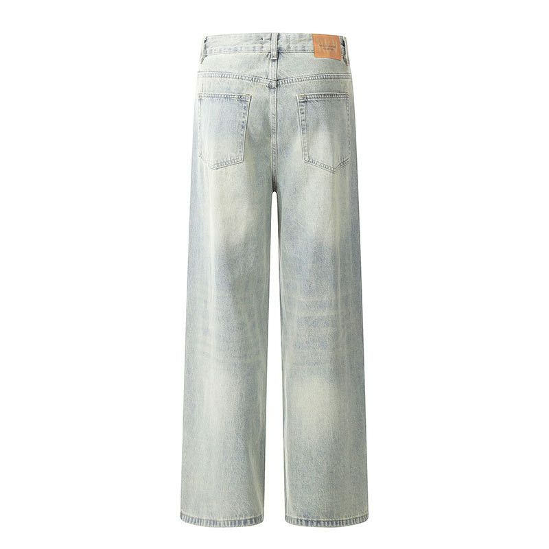 Jean Retro washed cleanfit distressed jeans for men Size US 32 / EU 48 - 2 Thumbnail