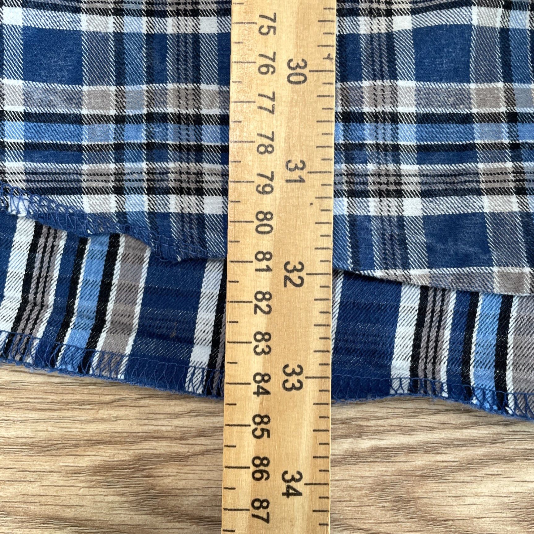 Wrangler VINTAGE Wrangler Button-Down Shirt Men 2XT Blue Plaid Pearl Snap Long Sleeve Big & Tall Mens Size US XXL / EU 58 / 5 - 4 Thumbnail
