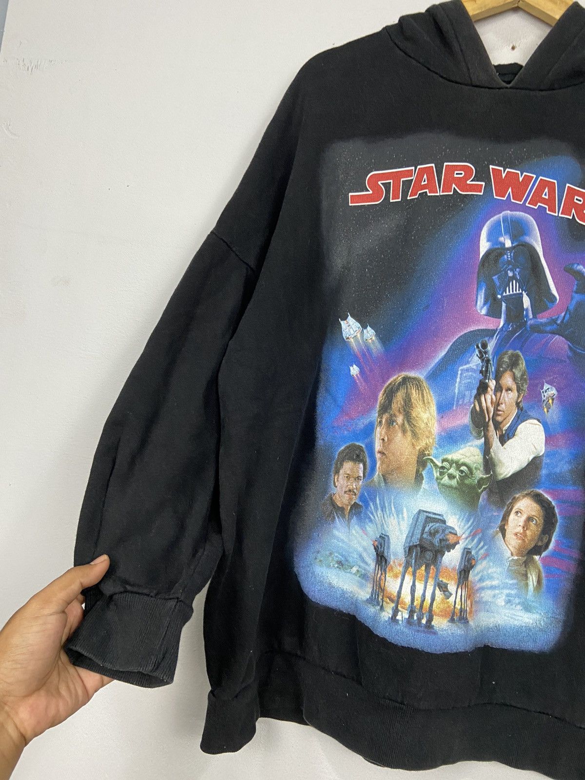 Other Star Wars Big Print Graphic Pullover Sweater Hoodie Size US L / EU 52-54 / 3 - 6 Thumbnail