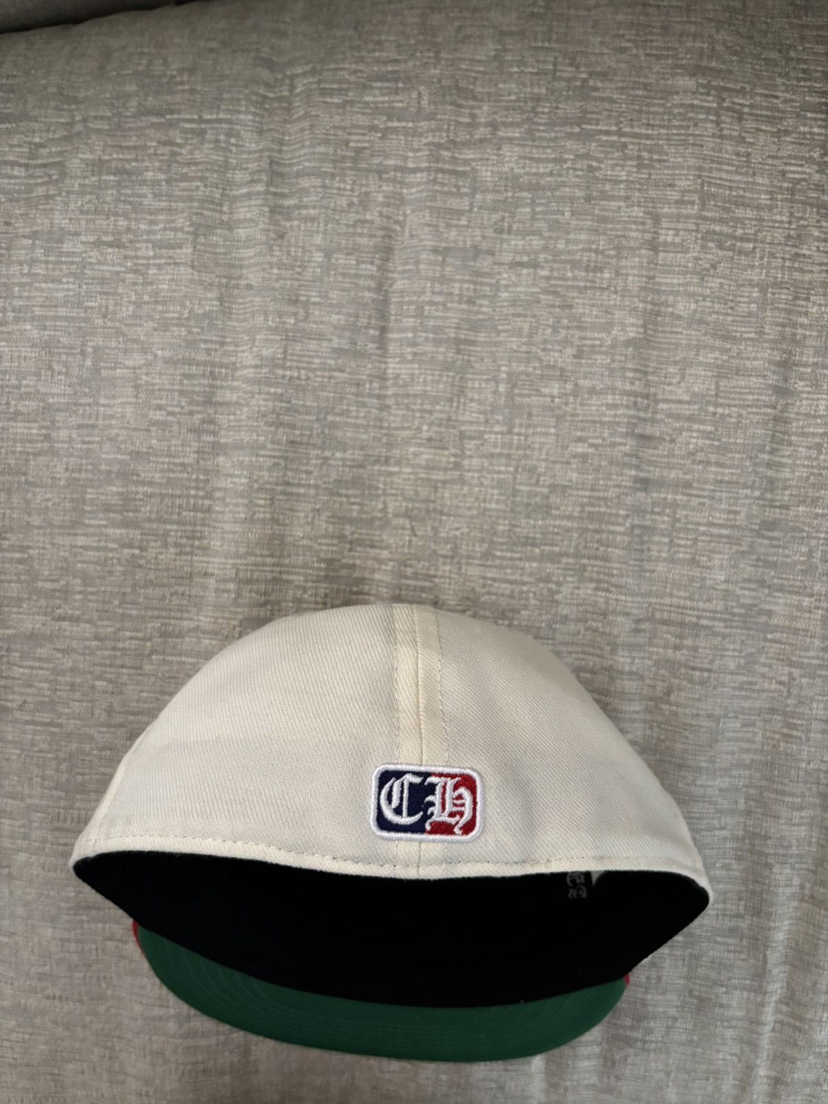 Chrome Hearts Chrome Hearts Love You Fitted Hat Cream Red Size ONE SIZE - 4 Thumbnail