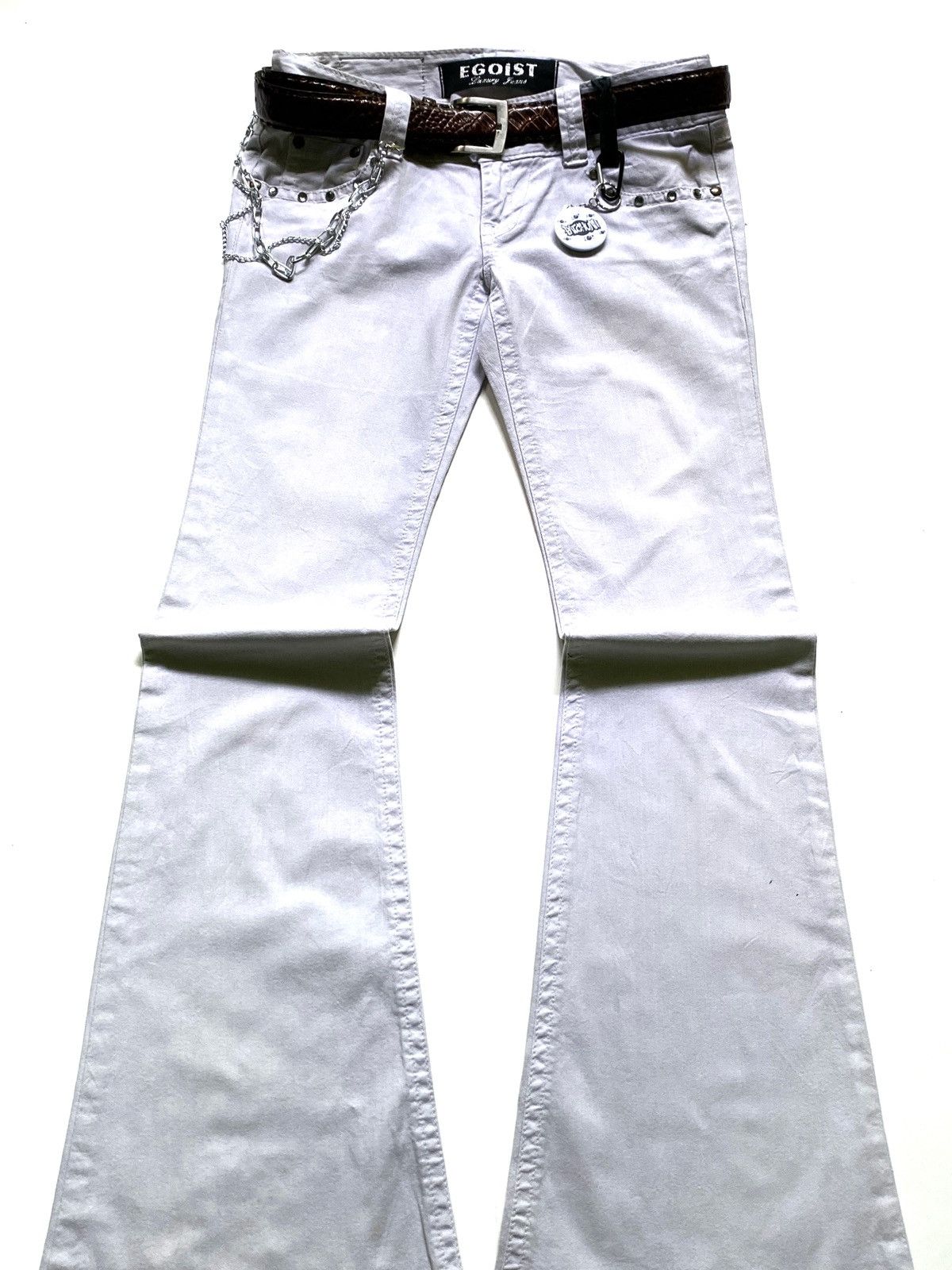 If Six Was Nine × Japanese Brand × Le Grande Bleu (L.G.B.) SICK💰 Egoist Super Flare pants Size US 29 - 3 Thumbnail
