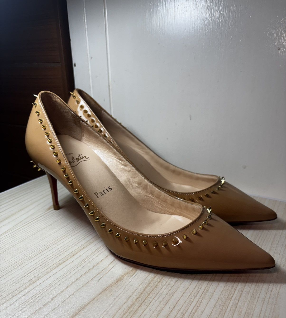 Christian Louboutin Christian Louboutin Anjalina Spike Size US 7 / IT 37 - 10 Thumbnail