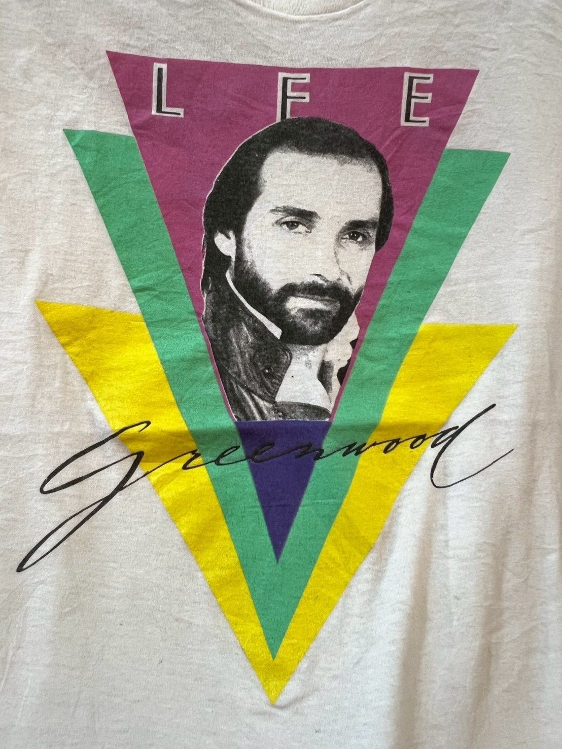 Band Tees Lee Greenwood Country Music vintage tee Size US M / EU 48-50 / 2 - 2 Thumbnail