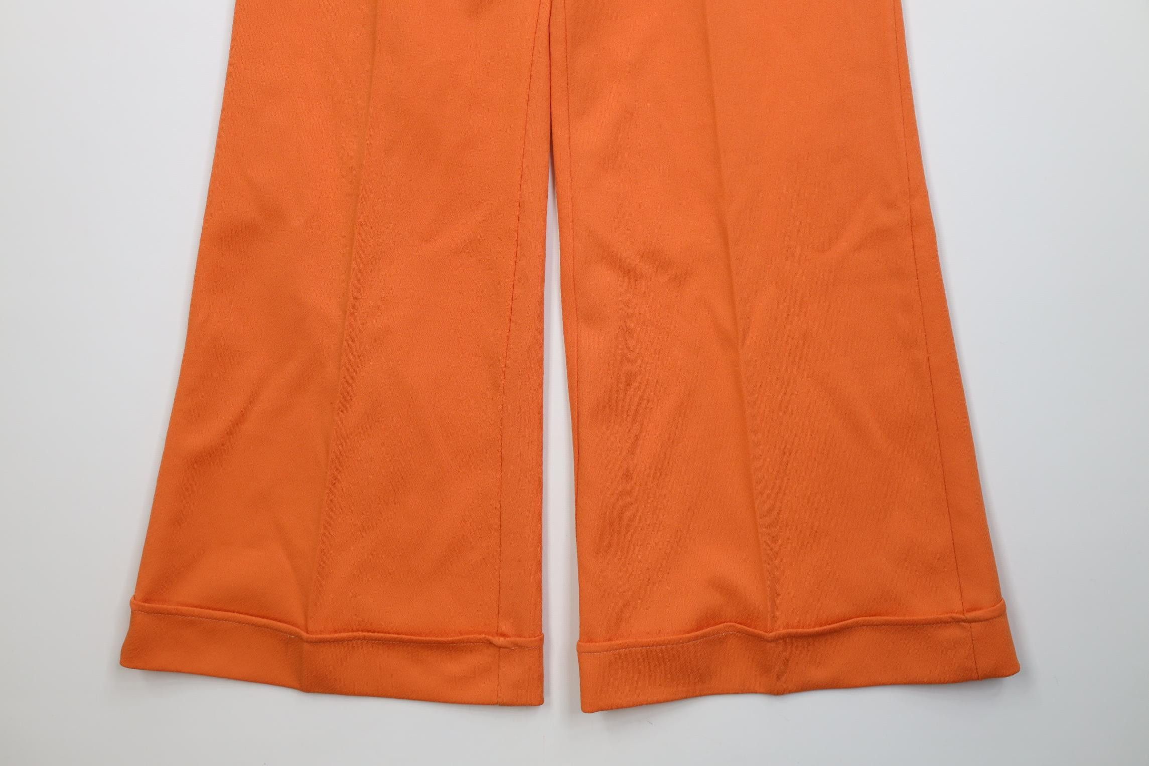 Vintage Vintage 60s 70s Streetwear Wide Leg Bell Bottoms Pants USA Size 28" / US 6 / IT 42 - 4 Thumbnail