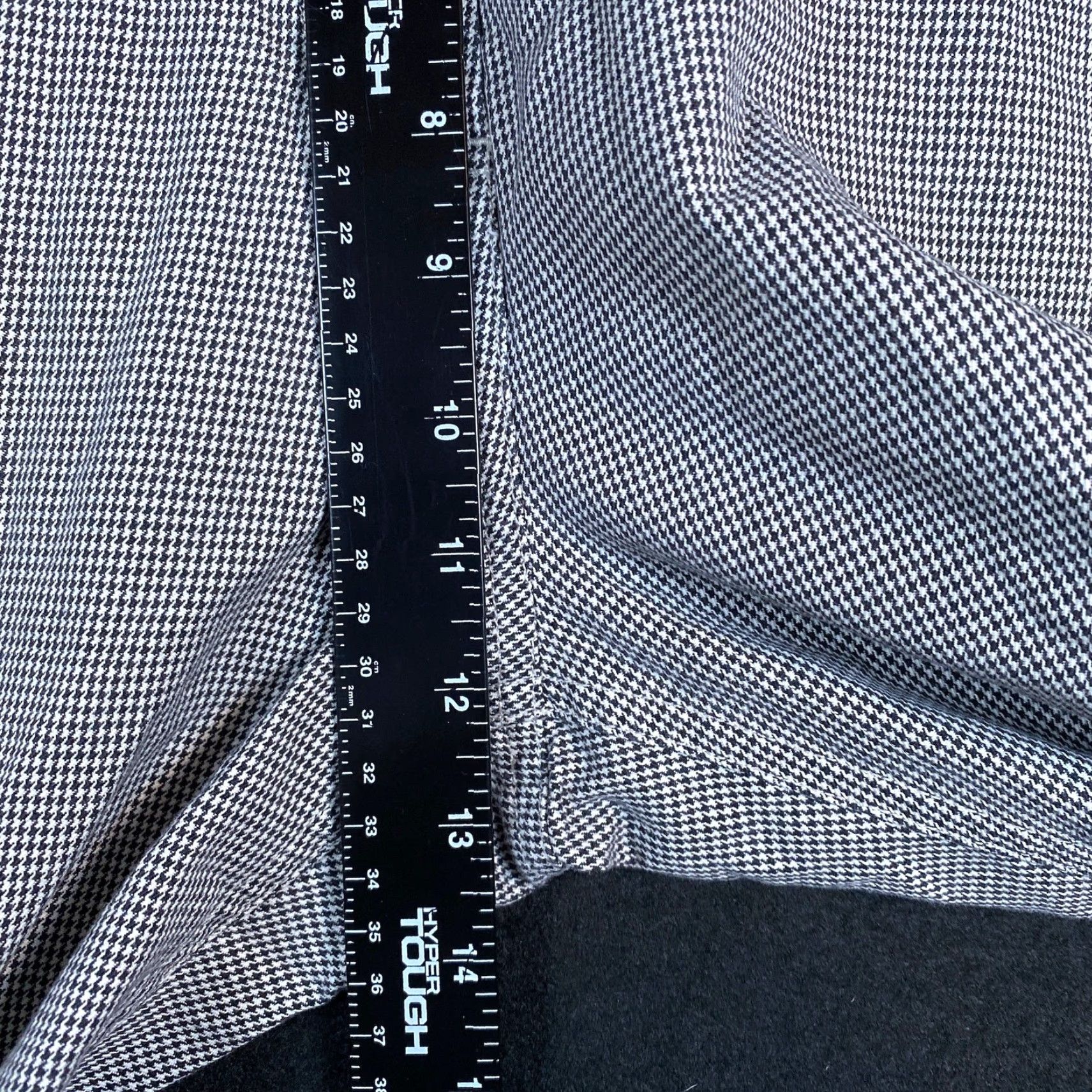 Tommy Hilfiger Tommy Hilfiger Womens Pants Black White High Rise Straight 100% Cotton 10 Pants Women Black White High Rise Straight 29 In Inseam 29.5 In Holiday 10 Size 29" - 7 Thumbnail