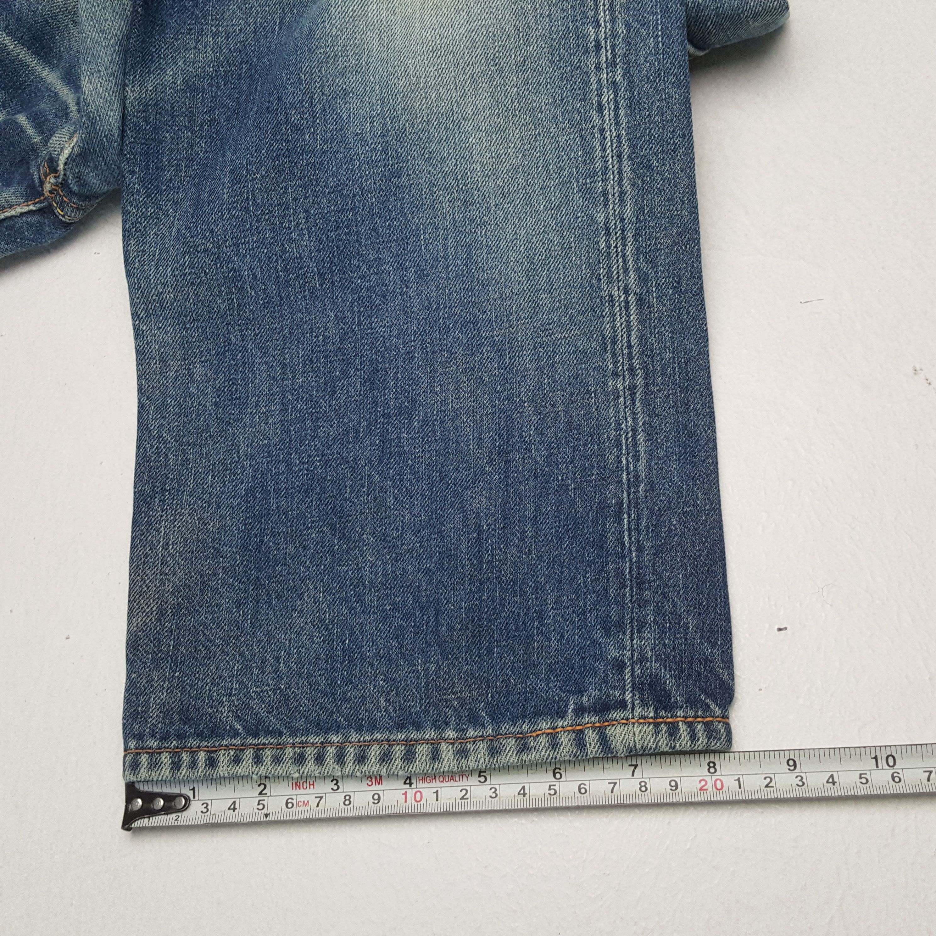 Evisu × Japanese Brand × Vintage Vintage EVISU Japanese Brand Daicock Custom Distressed Jeans Size US 27 - 11 Thumbnail