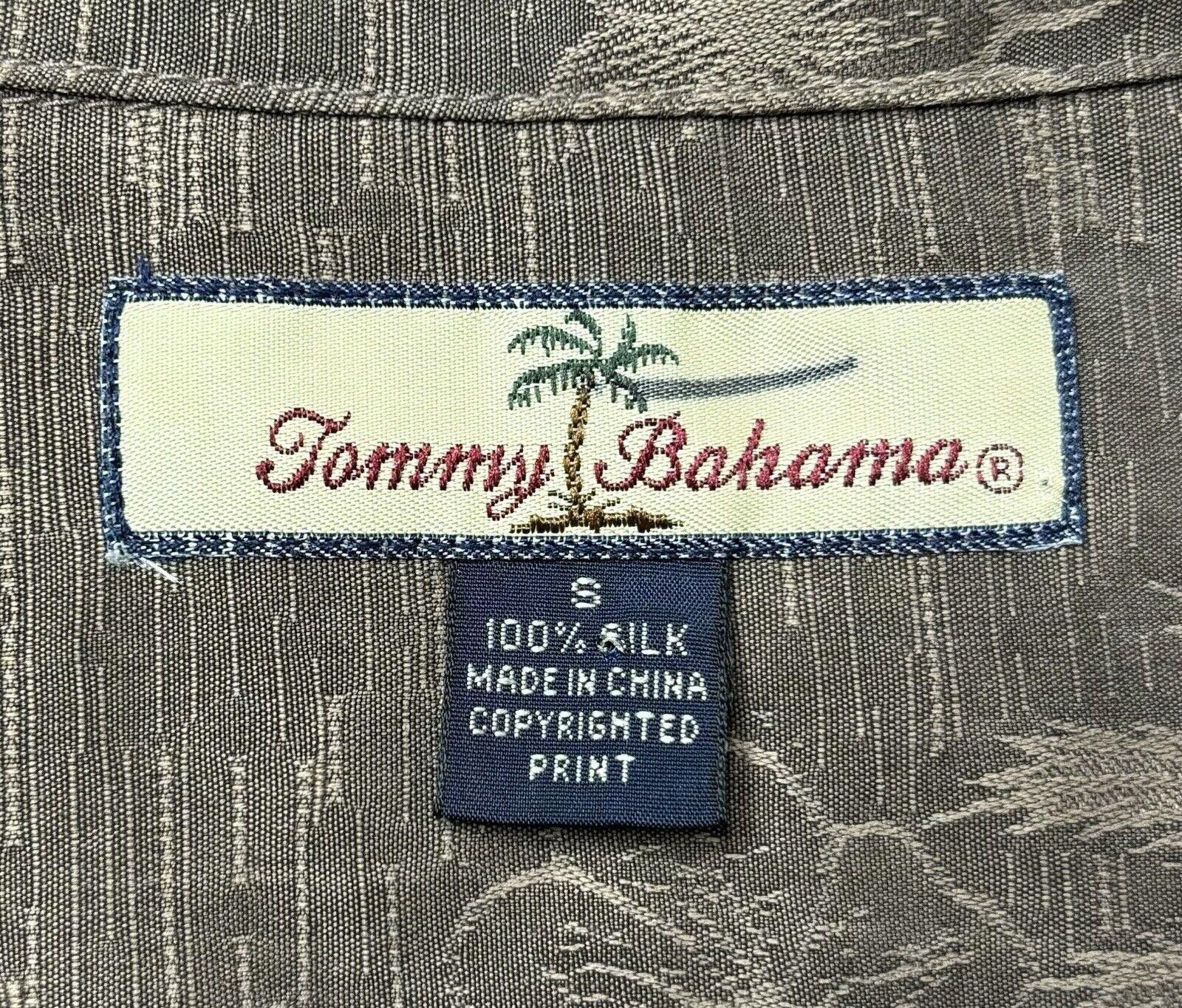 Tommy Bahama Tommy Bahama Silk Shirt Men's Small Palm Trees Huts Floral Size US S / EU 44-46 / 1 - 2 Thumbnail