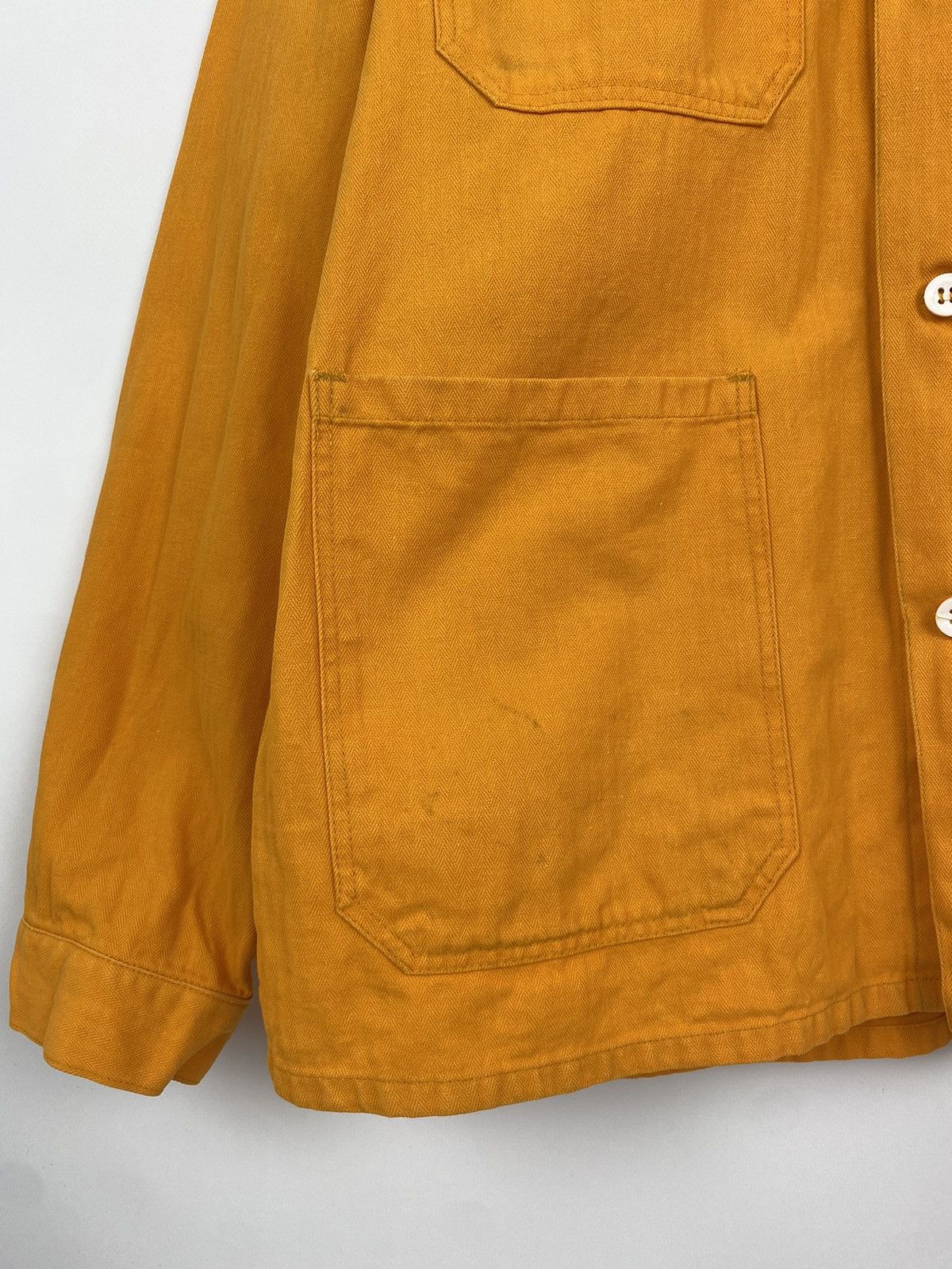 Vintage 1990’s Vintage Railway HBT Sanfor Work Chore Jacket Size US M / EU 48-50 / 2 - 6 Thumbnail