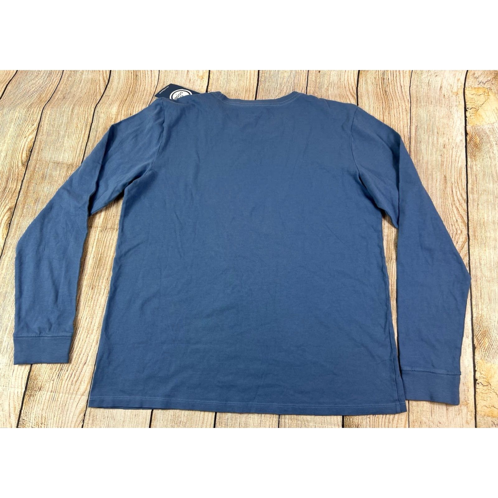 Life is Good VINTAGE Life is Good Women’s T Shirt Blue L/S Crusher Peace Snowman Large Size L / US 10 / IT 46 - 5 Thumbnail