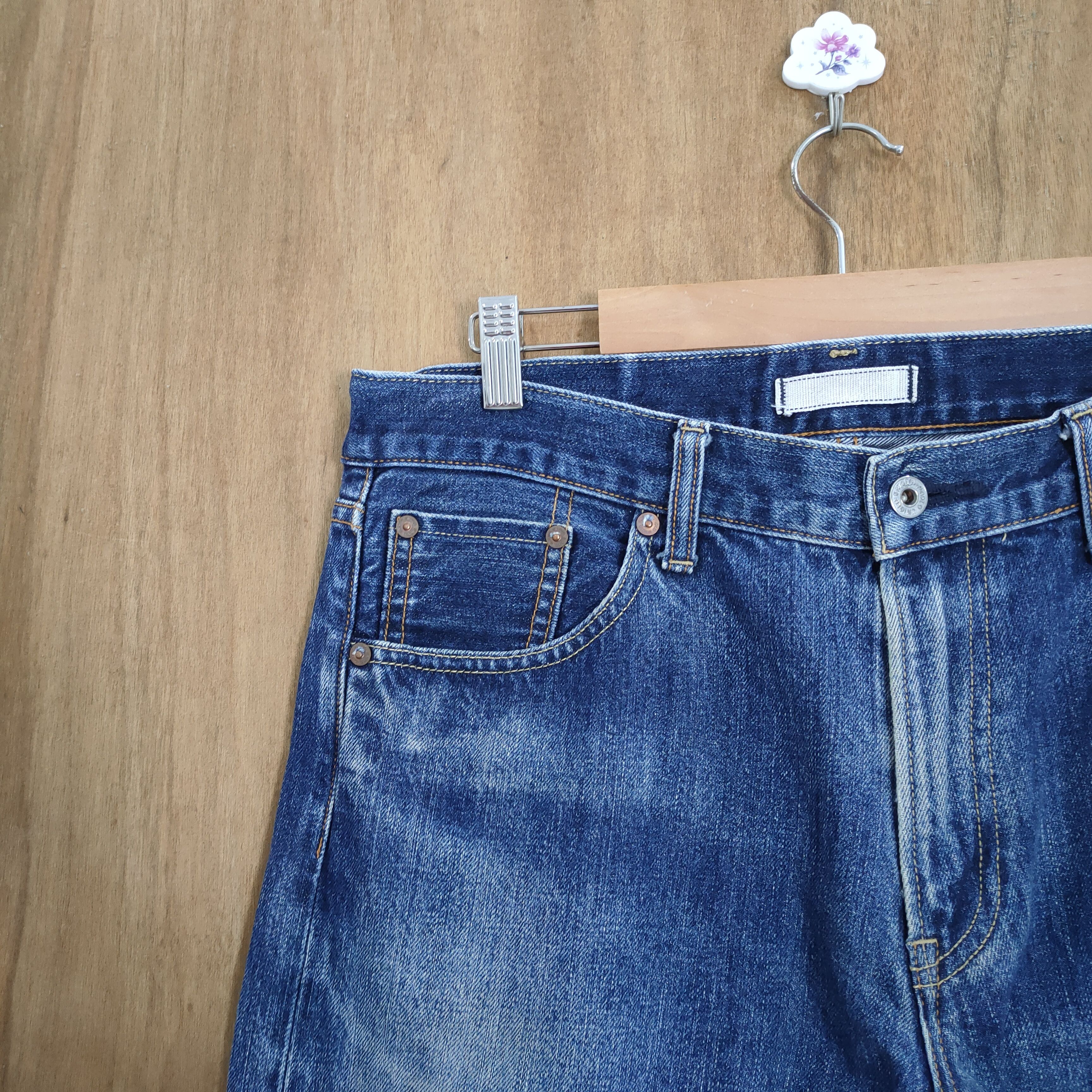Japanese Brand VINTAGE JAPANESE SELVEDGE FADED MUD WASH JEANS PANTS Size US 33 - 4 Thumbnail