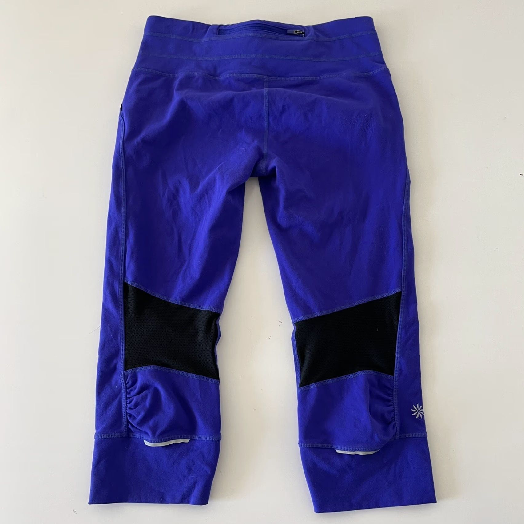 Athleta Athleta Leggings Cropped Women's M Purple Yoga Running Activewear Size 32" / US 10 / IT 46 - 6 Thumbnail
