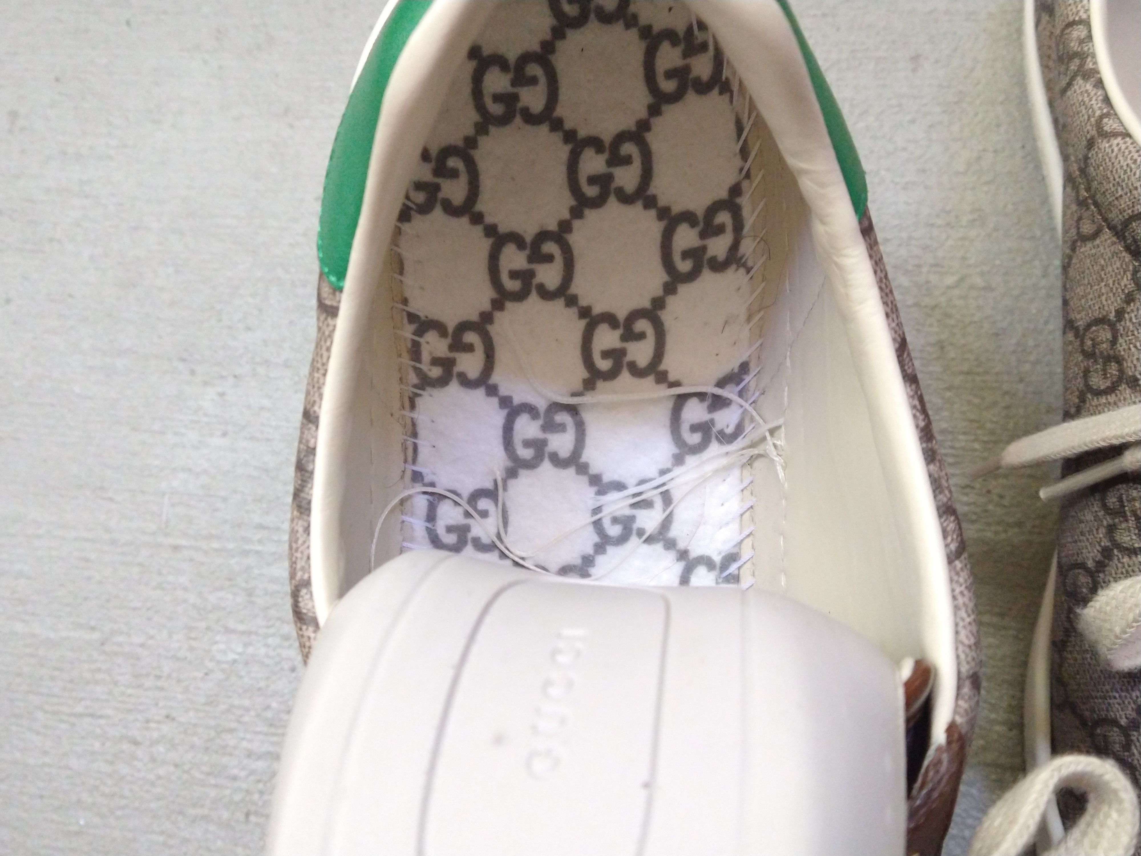 Gucci Gucci Ace Sneakers Size 10.5 Monogram Brown Green Low Size US 10.5 / EU 43-44 - 9 Thumbnail