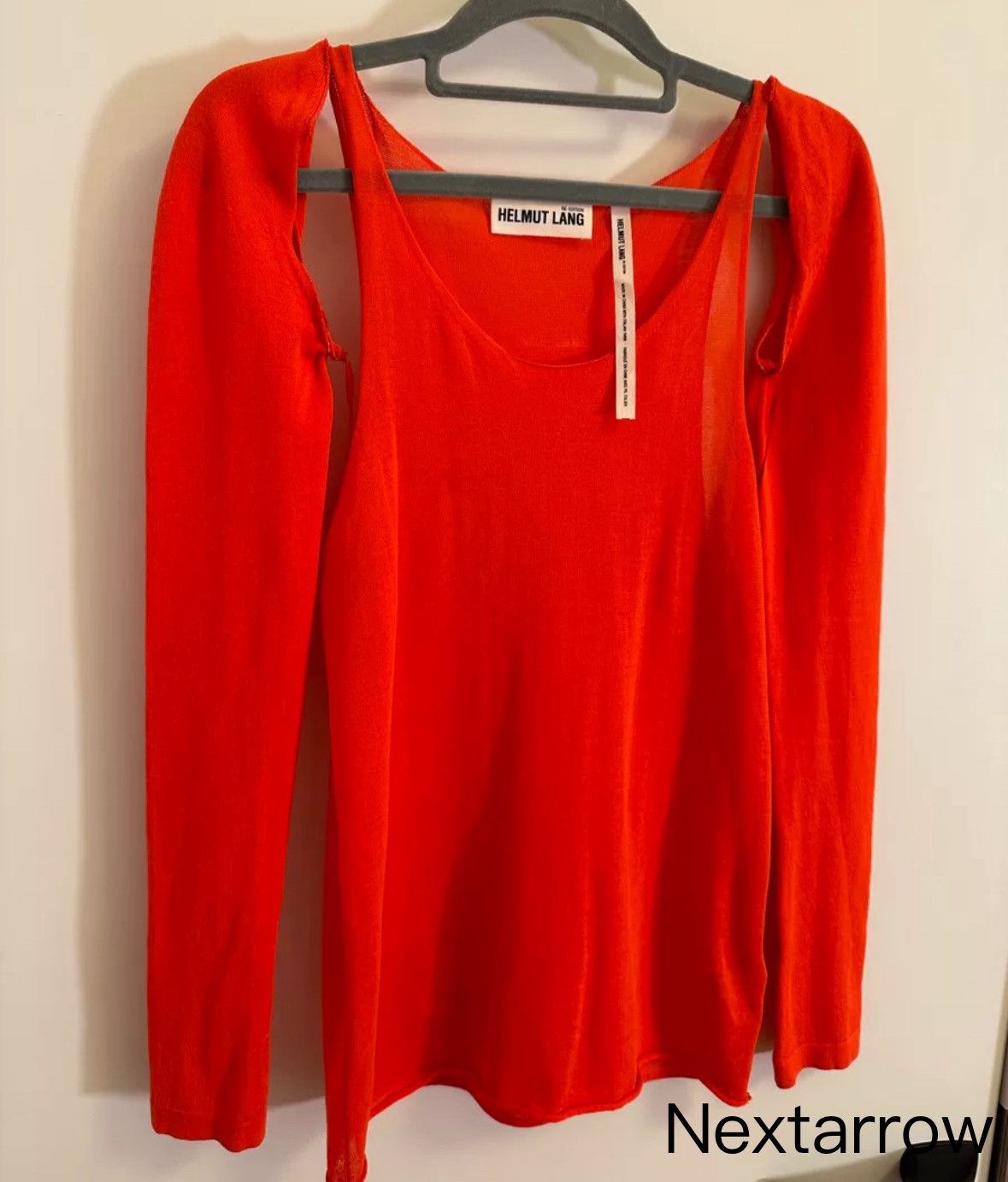 Helmut Lang Helmut Lang light red knitted sweater2412-Nextarrow Size US S / EU 44-46 / 1 - 2 Thumbnail