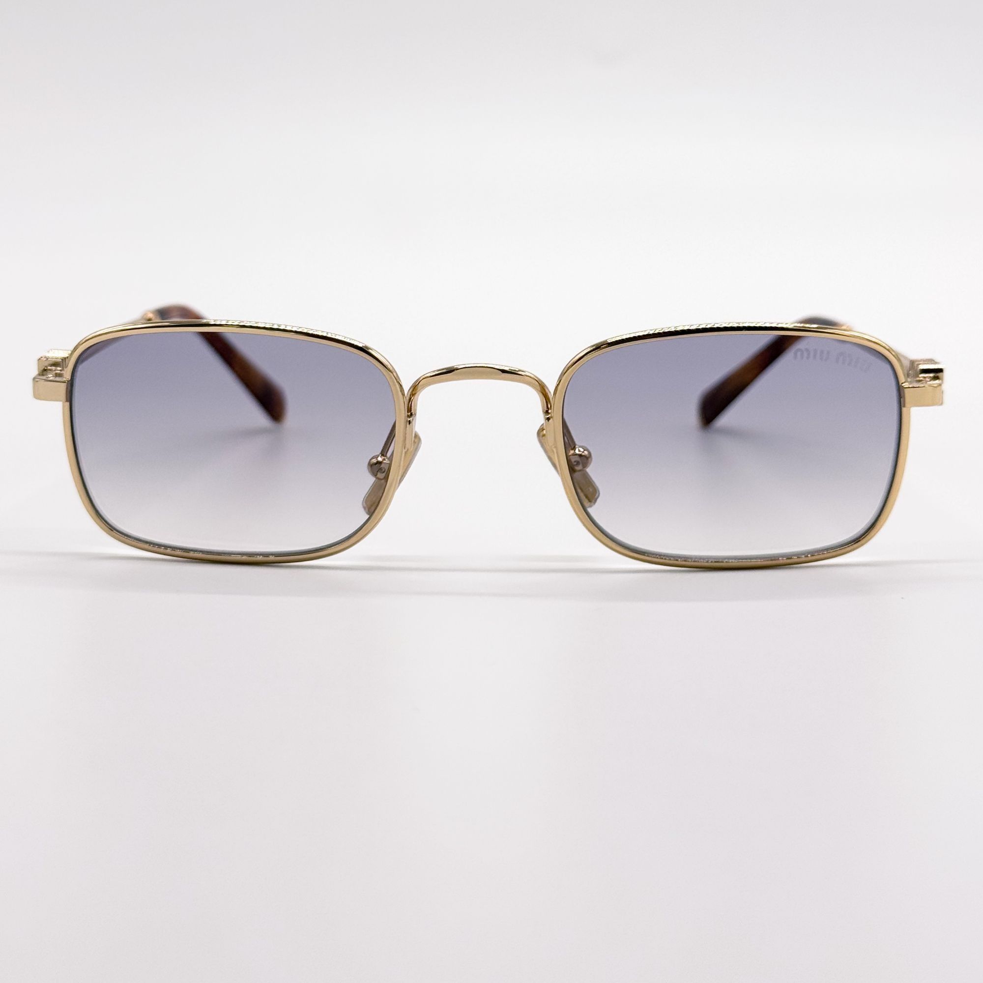 Miu Miu NEW MIU MIU SUNGLASSES MUA53S 5AK04O GRAY MU A53S, SMU A53 Size ONE SIZE - 4 Thumbnail